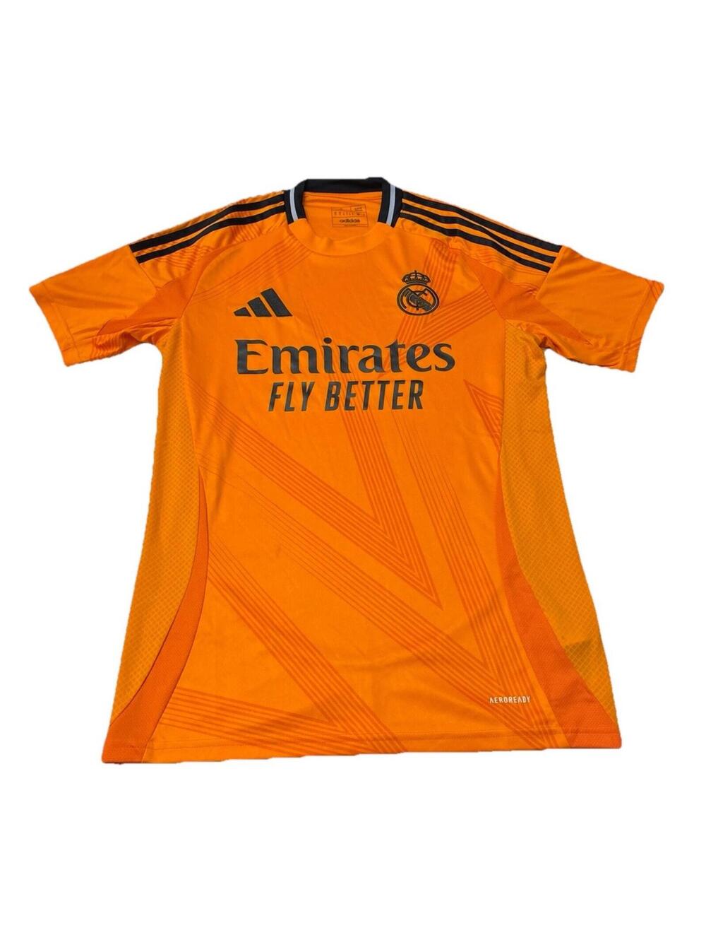 Men’s Adidas Madrid 24/2025 Away Jersey Orange Size Small